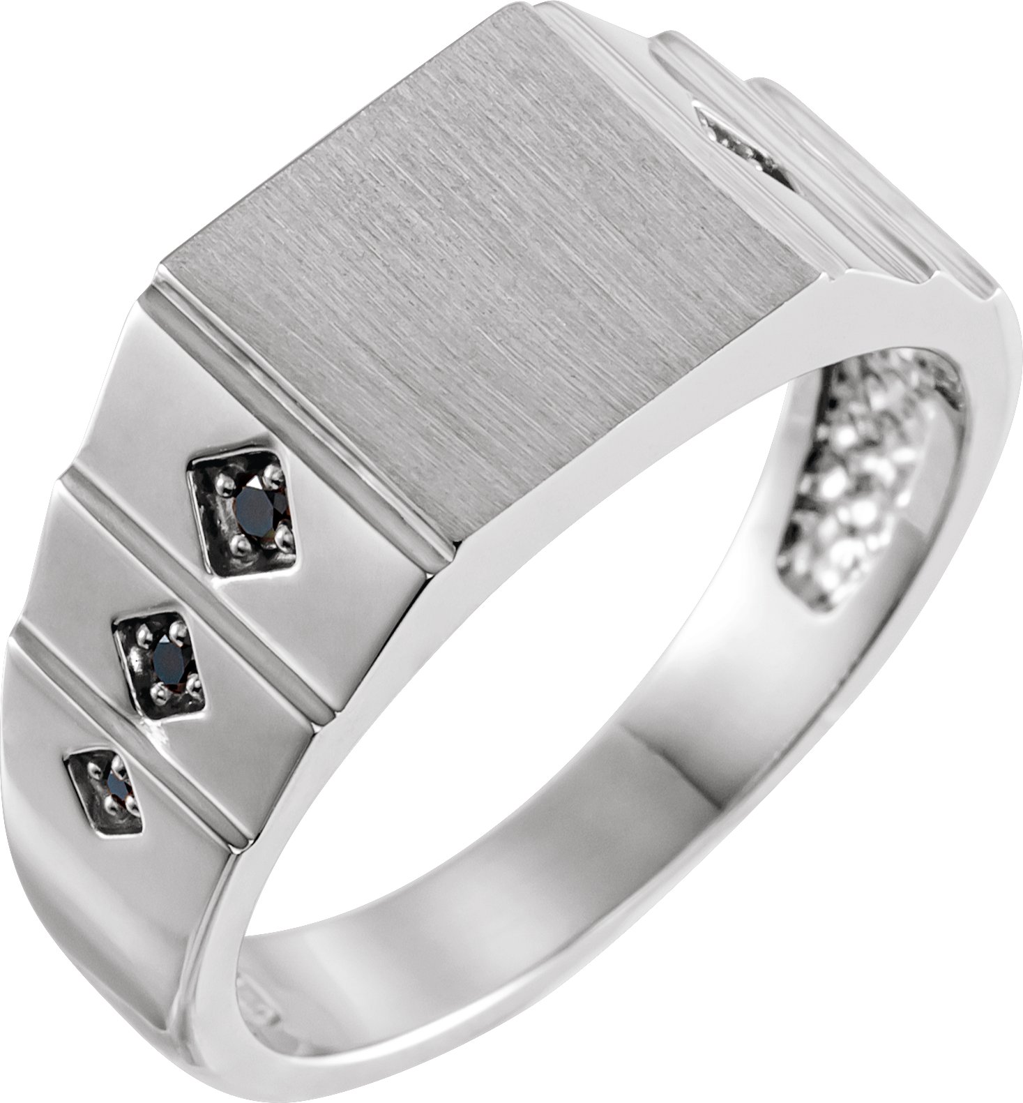 Geometric Signet Ring