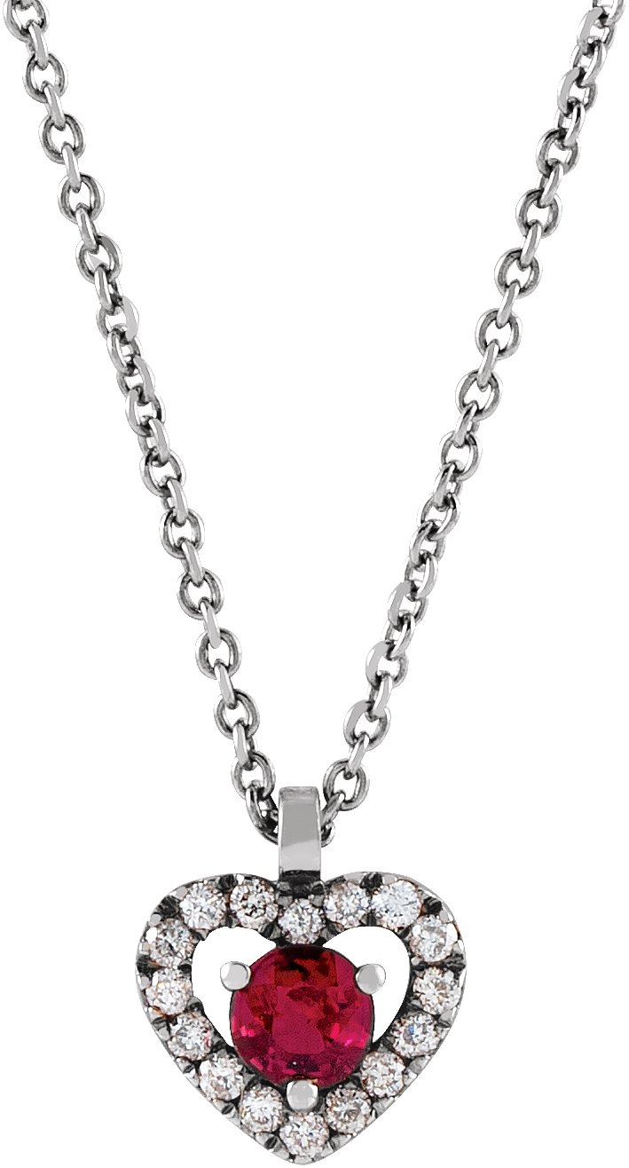 Accented Heart Necklace