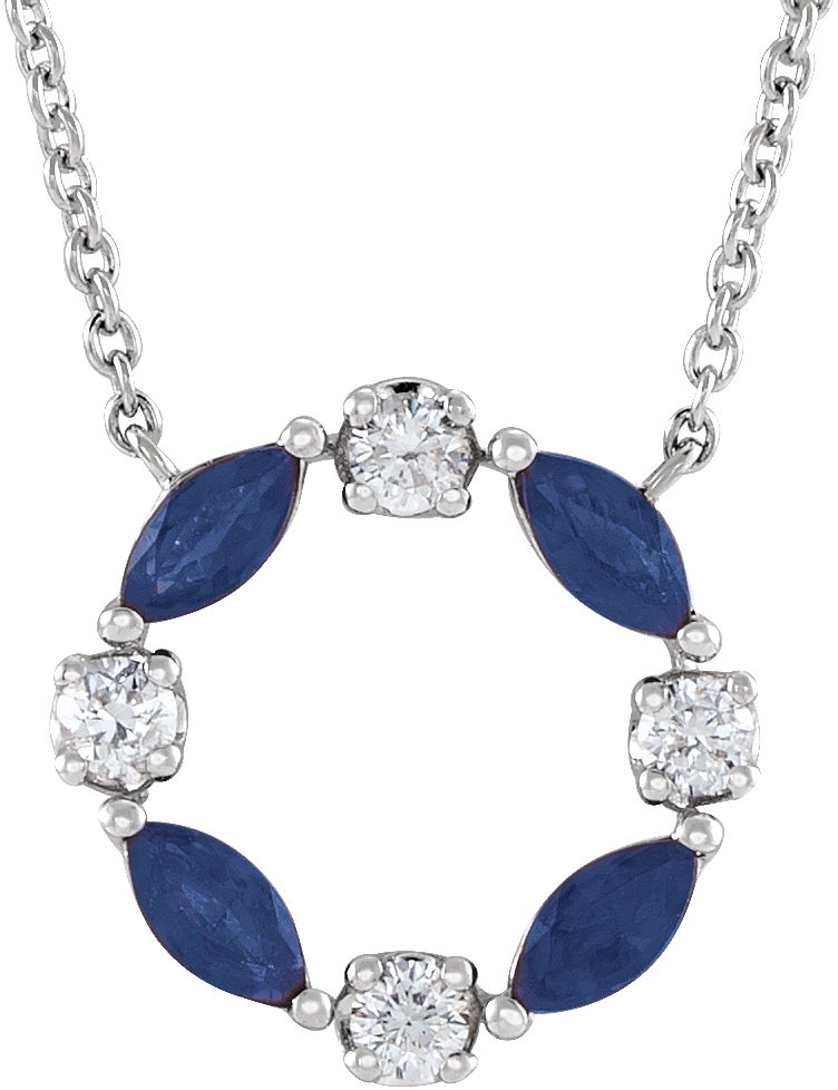 Accented Circle Necklace