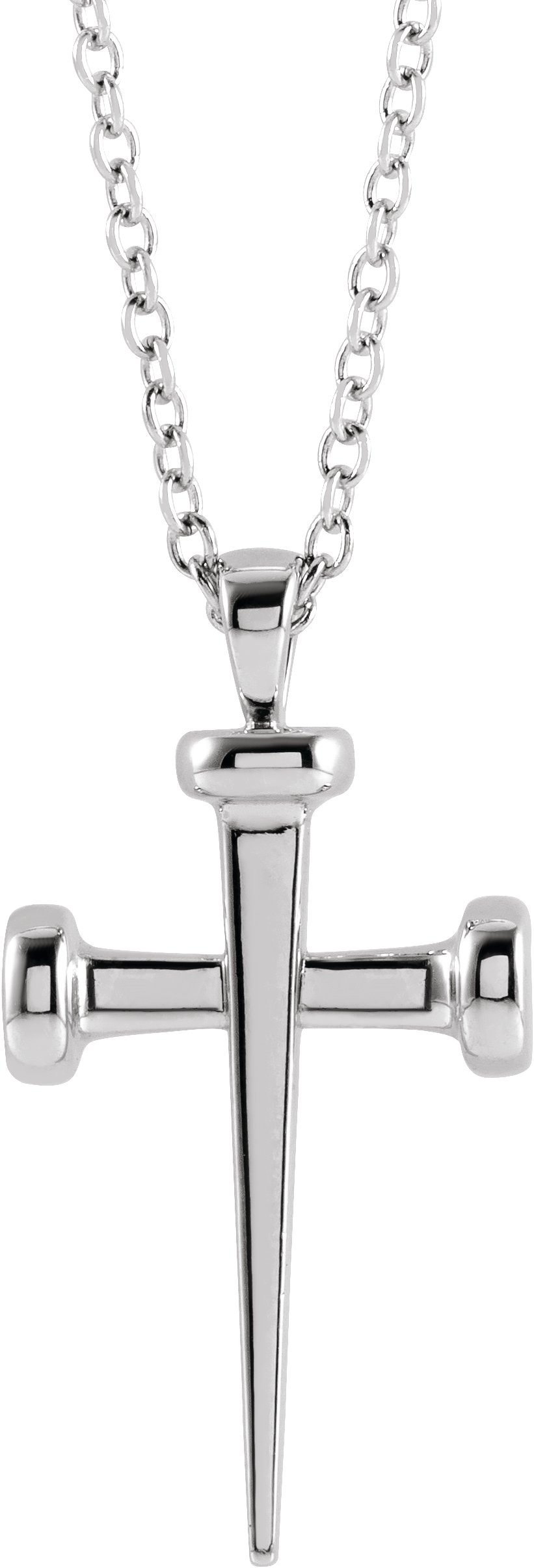 Nail Cross Necklace or Pendant