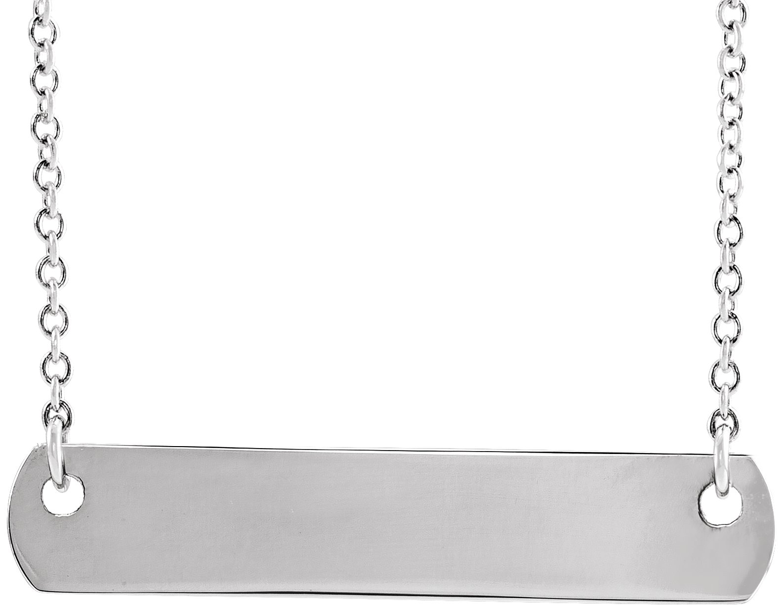 Engravable Bar Necklace
