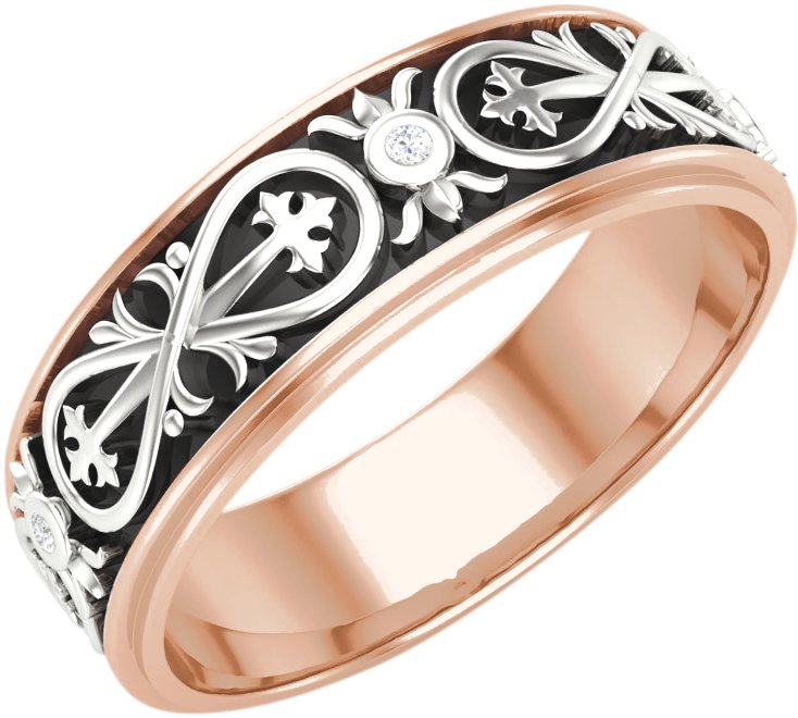 Sculptural Infinity-Inspired Band