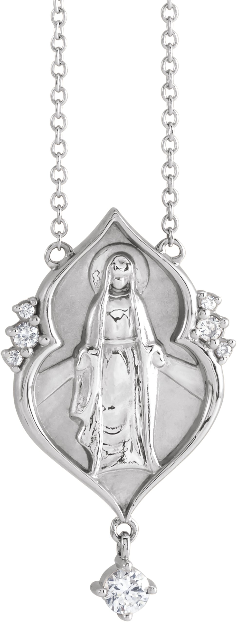 Miraculous Mary Rosary Necklace