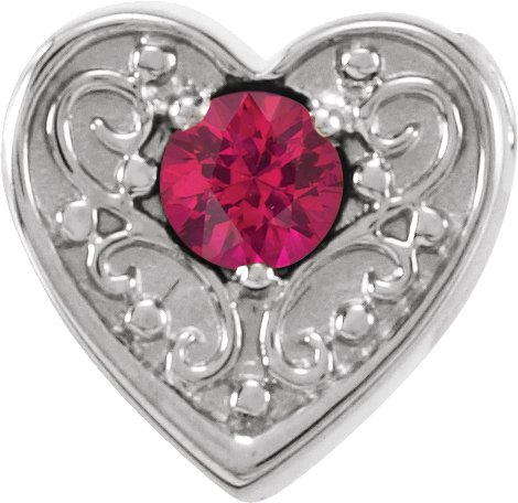 Family Heart Slide Pendant