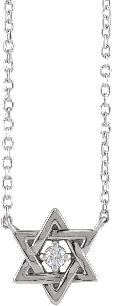 Star of David Necklace or Center