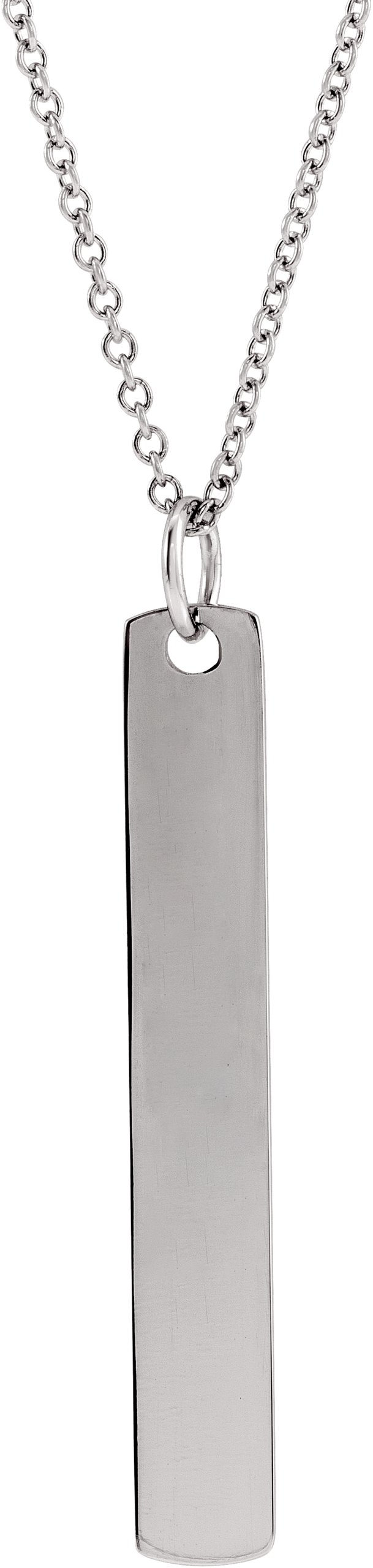 Engravable Bar Necklace or Pendant