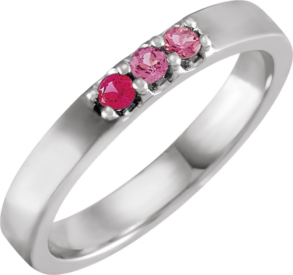 Three-Stone Midi Ring