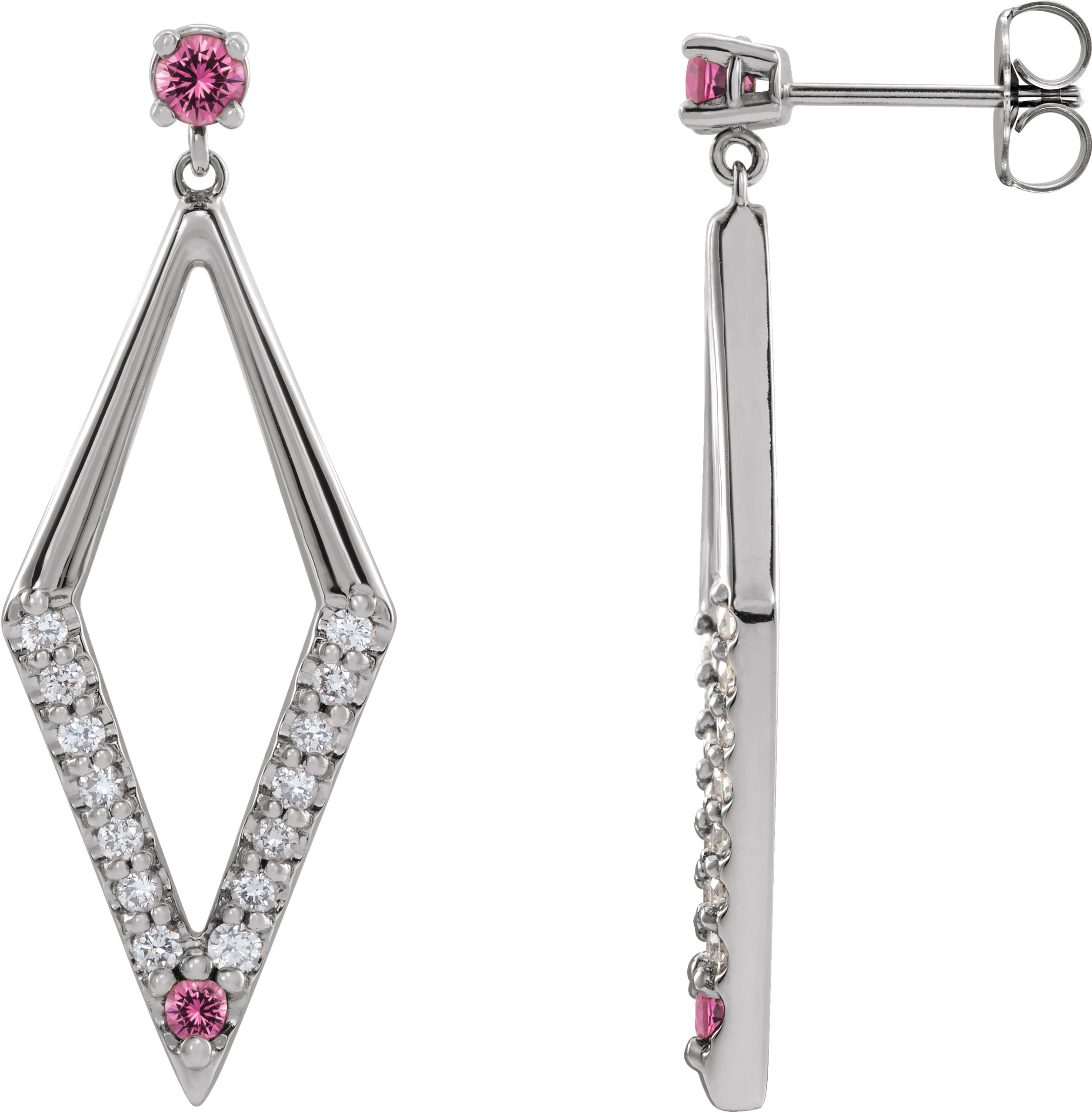 Accented Geometric Earrings