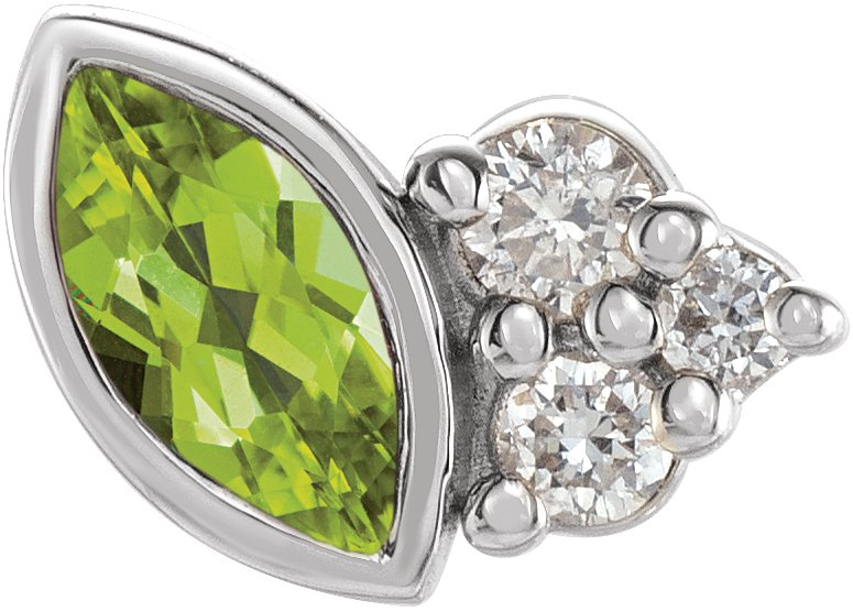 Accented Bezel-Set Earrings