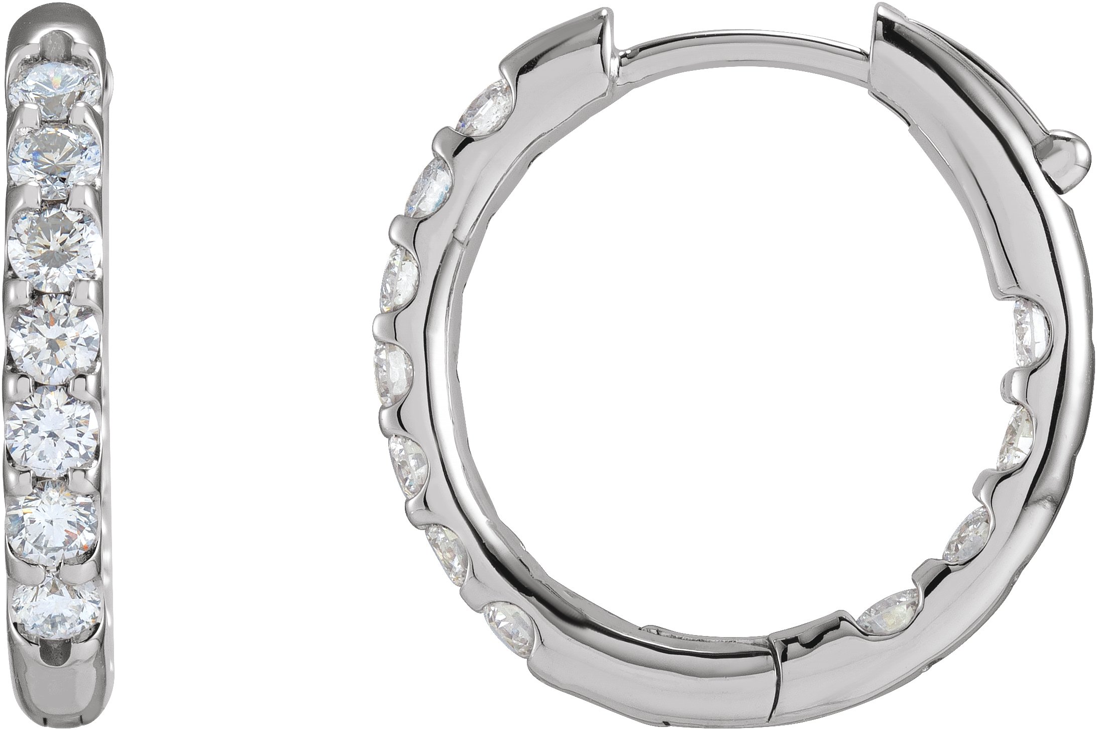 Inside-Outside Hoop Earrings