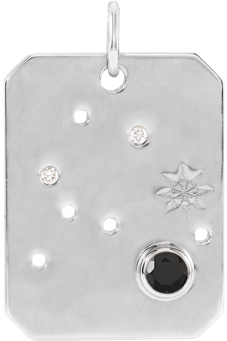 Zodiac Constellation Necklace or Pendant