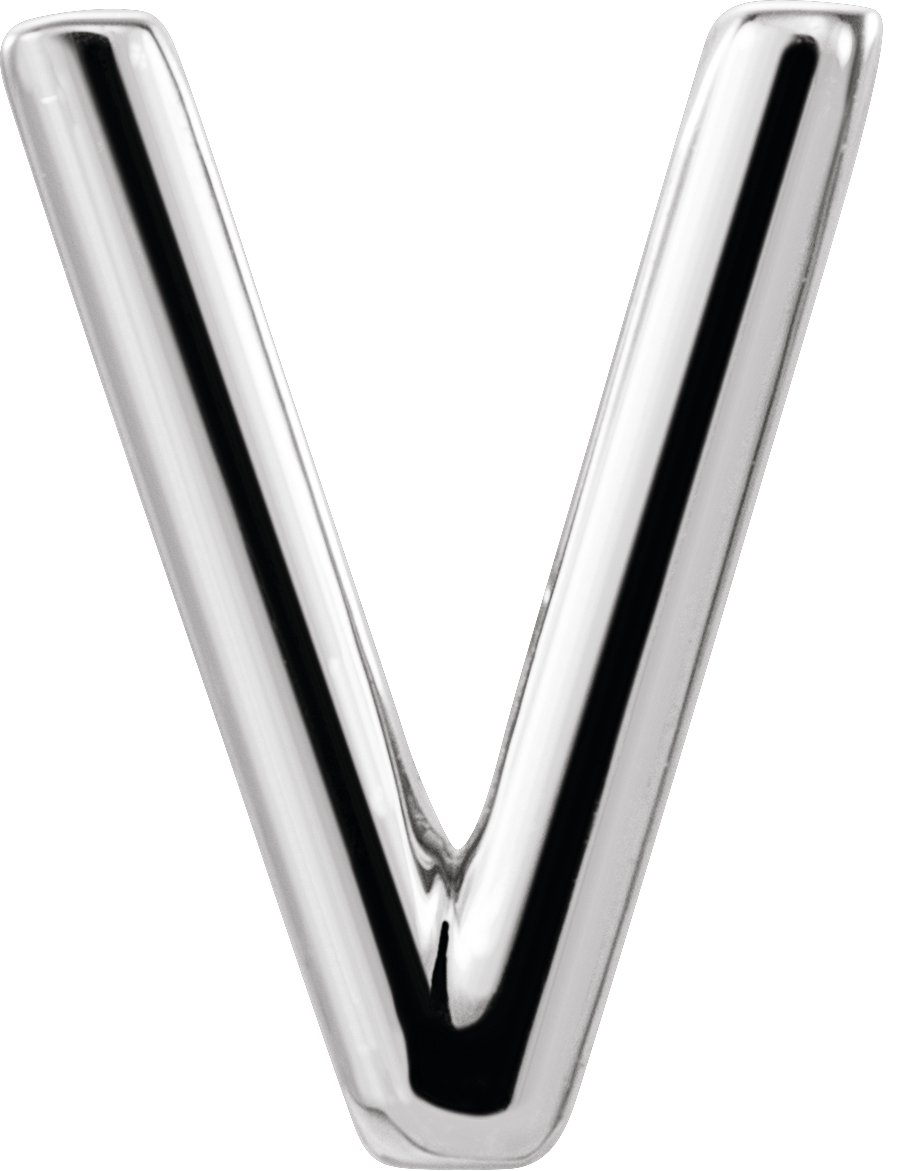 Single Initial Earring