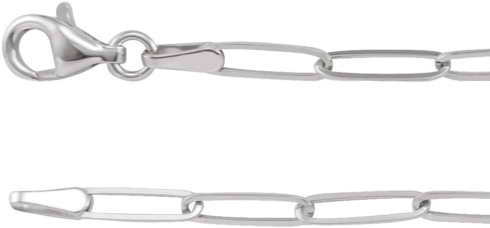 2.6 mm Paperclip-Style Chain