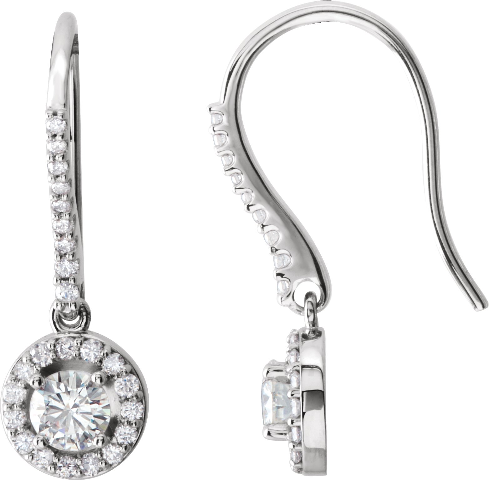 Halo-Style Earrings