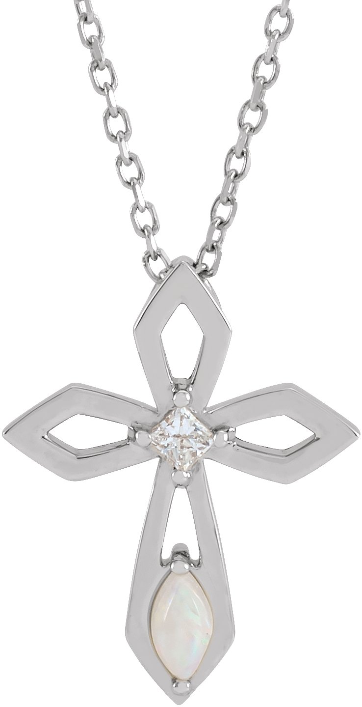 Pierced Cross Necklace or Pendant