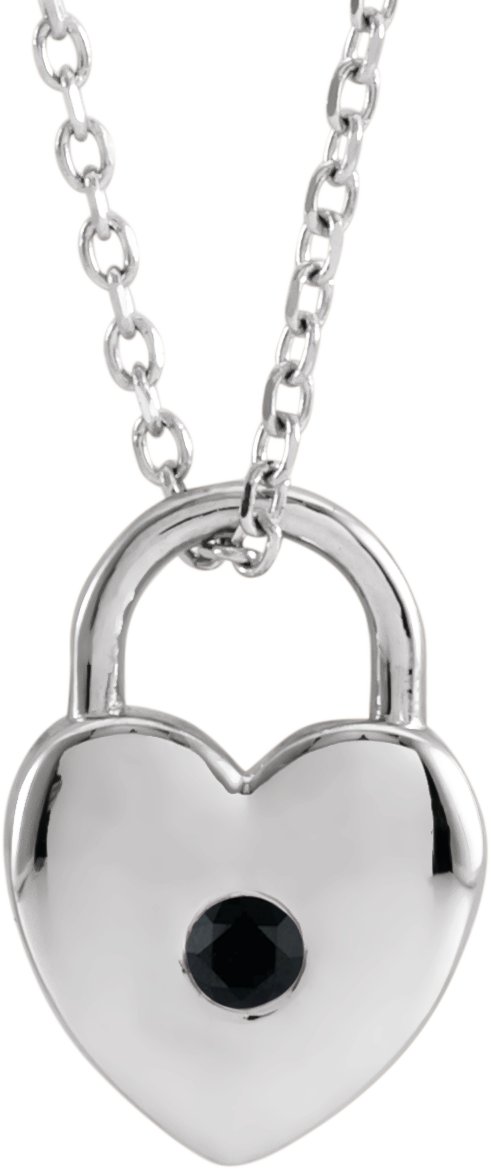 Heart Lock Necklace or Pendant
