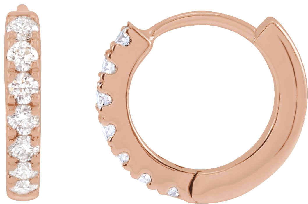 Lab-Grown Diamond Hoop Earrings