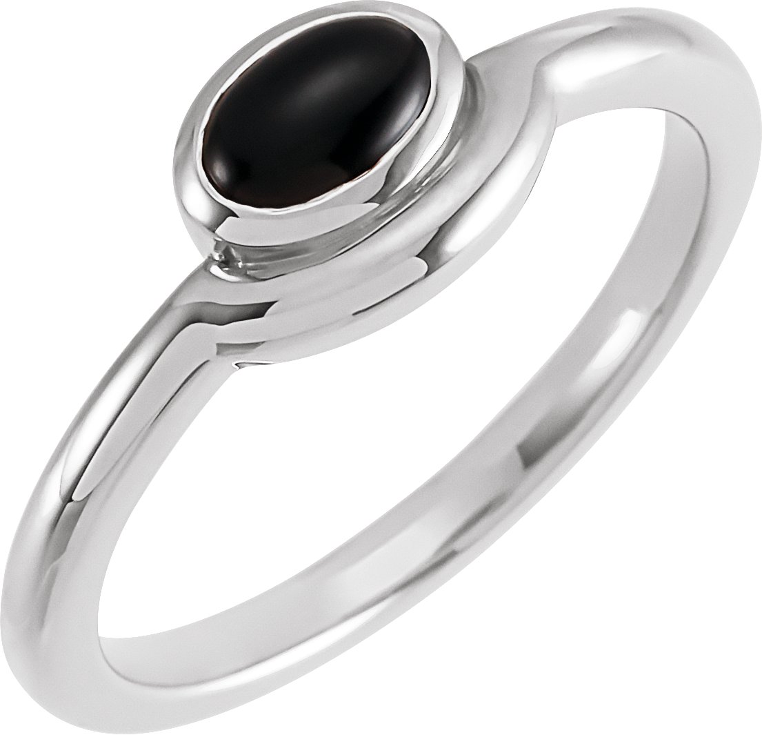 Bezel-Set Cabochon Ring
