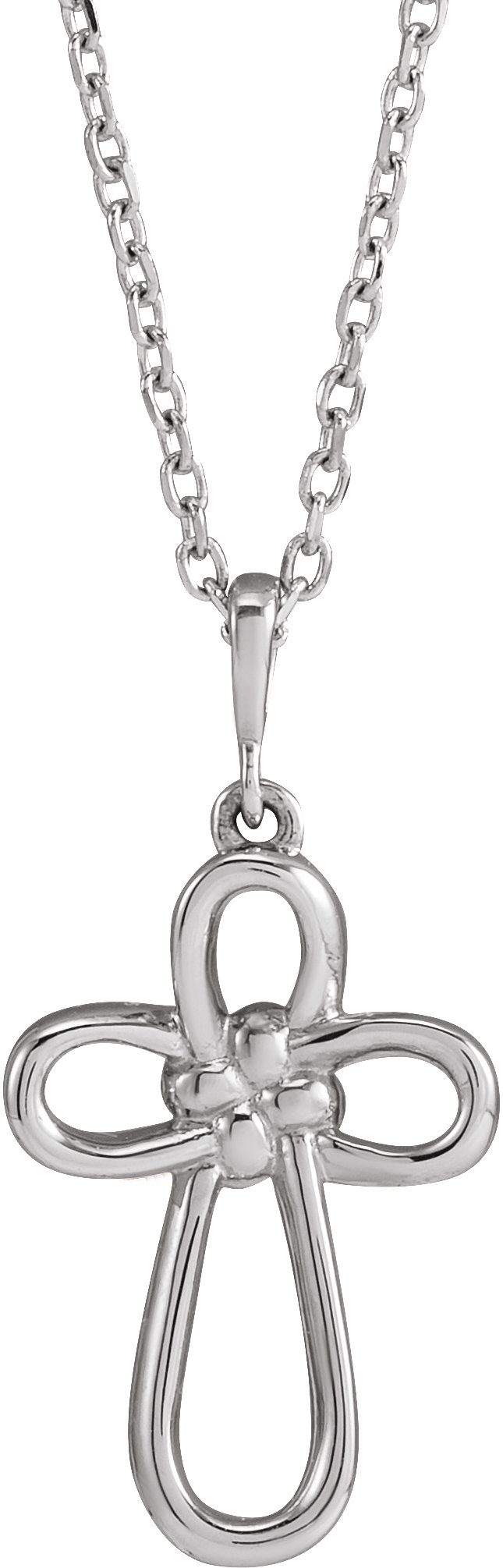 Knotted Cross Necklace or Pedant