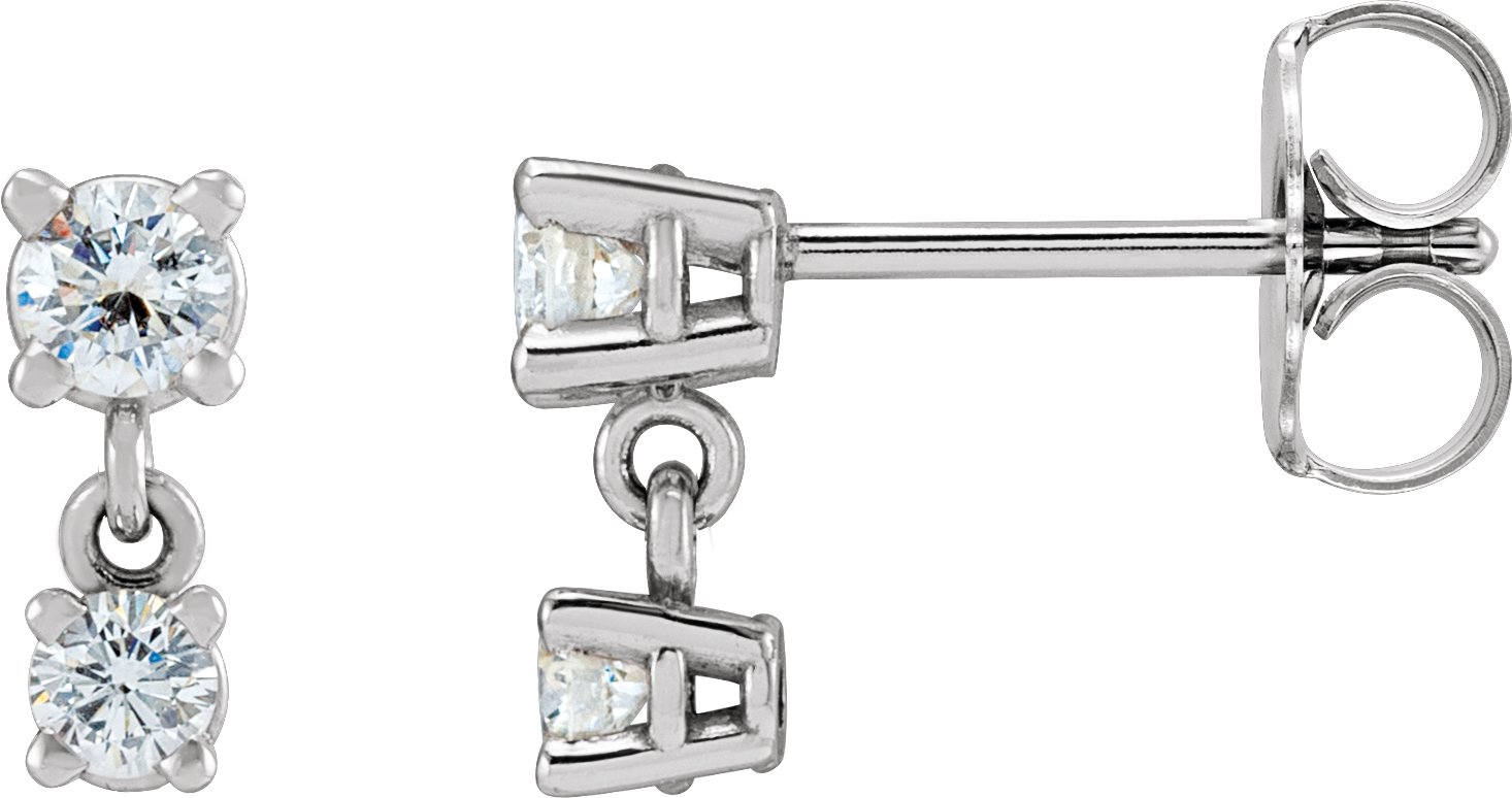 Two-Stone Earrings