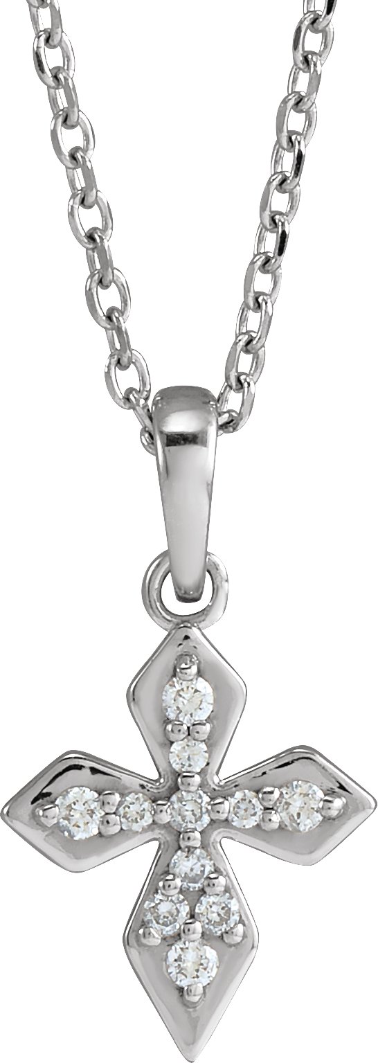 Petite Cross Necklace or Pendant