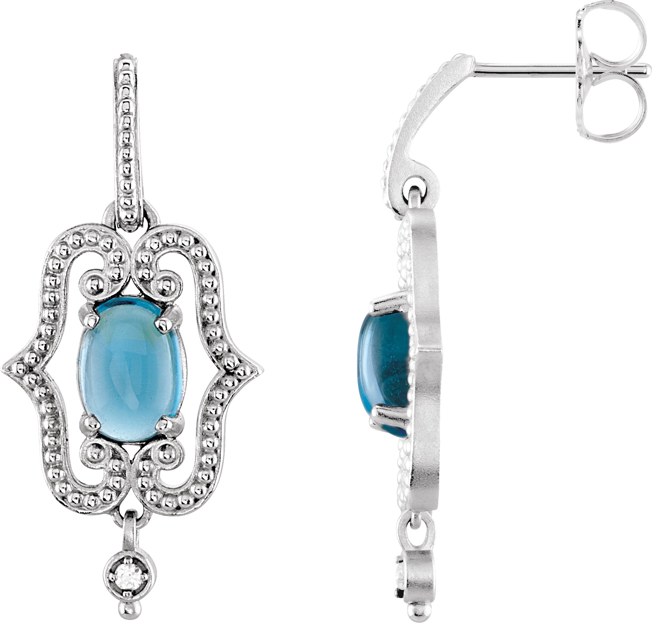 Granulated Earrings