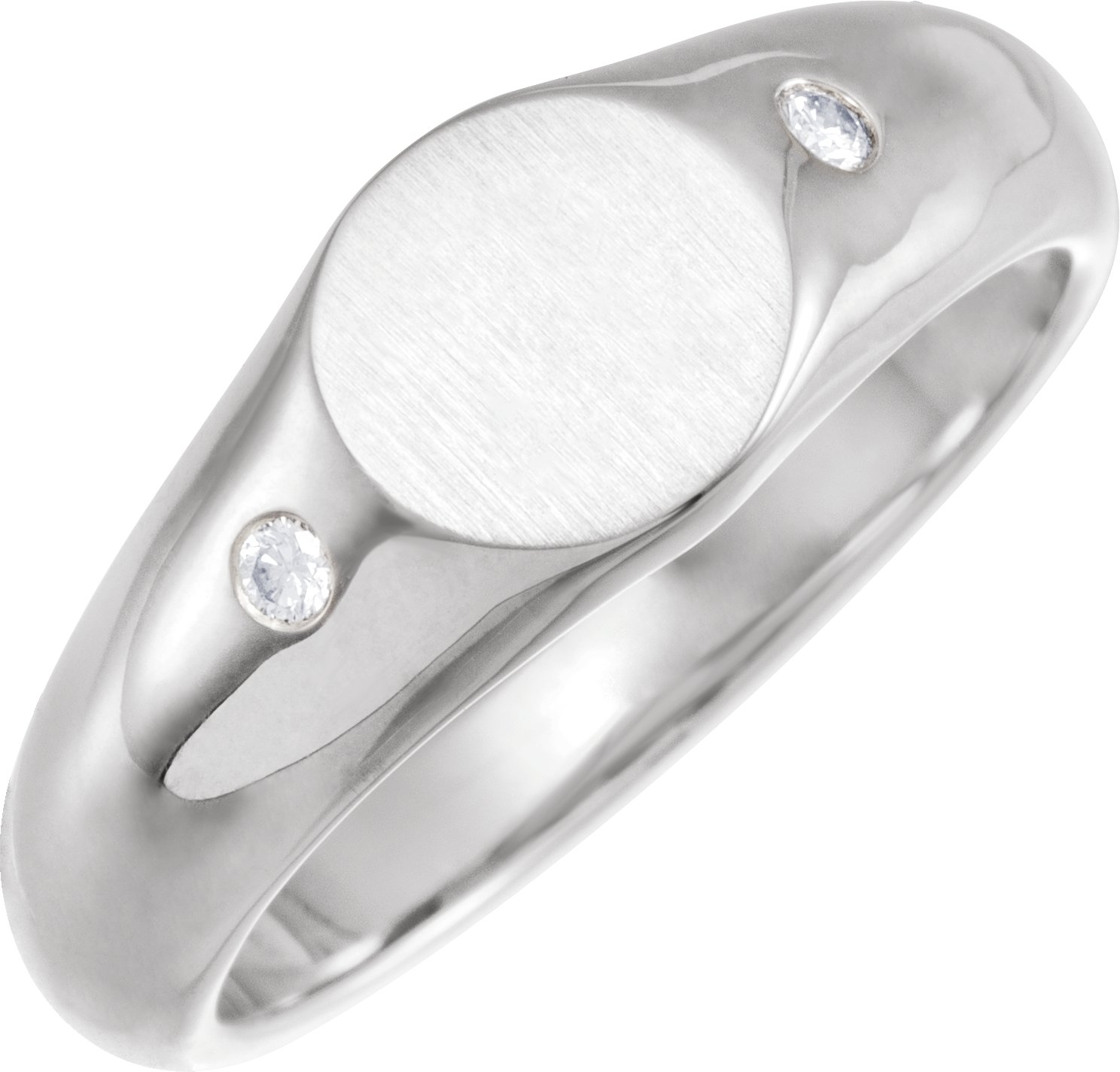 Round Signet Ring