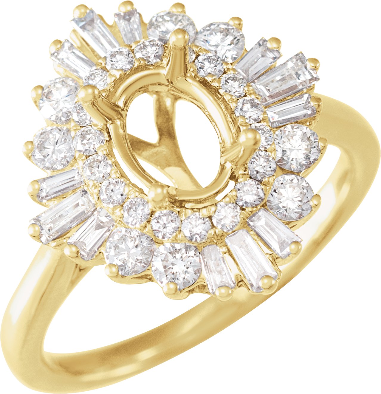 Double Halo-Style Engagement Ring or Band