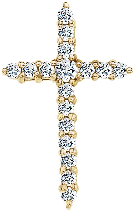 Accented Cross Pendant