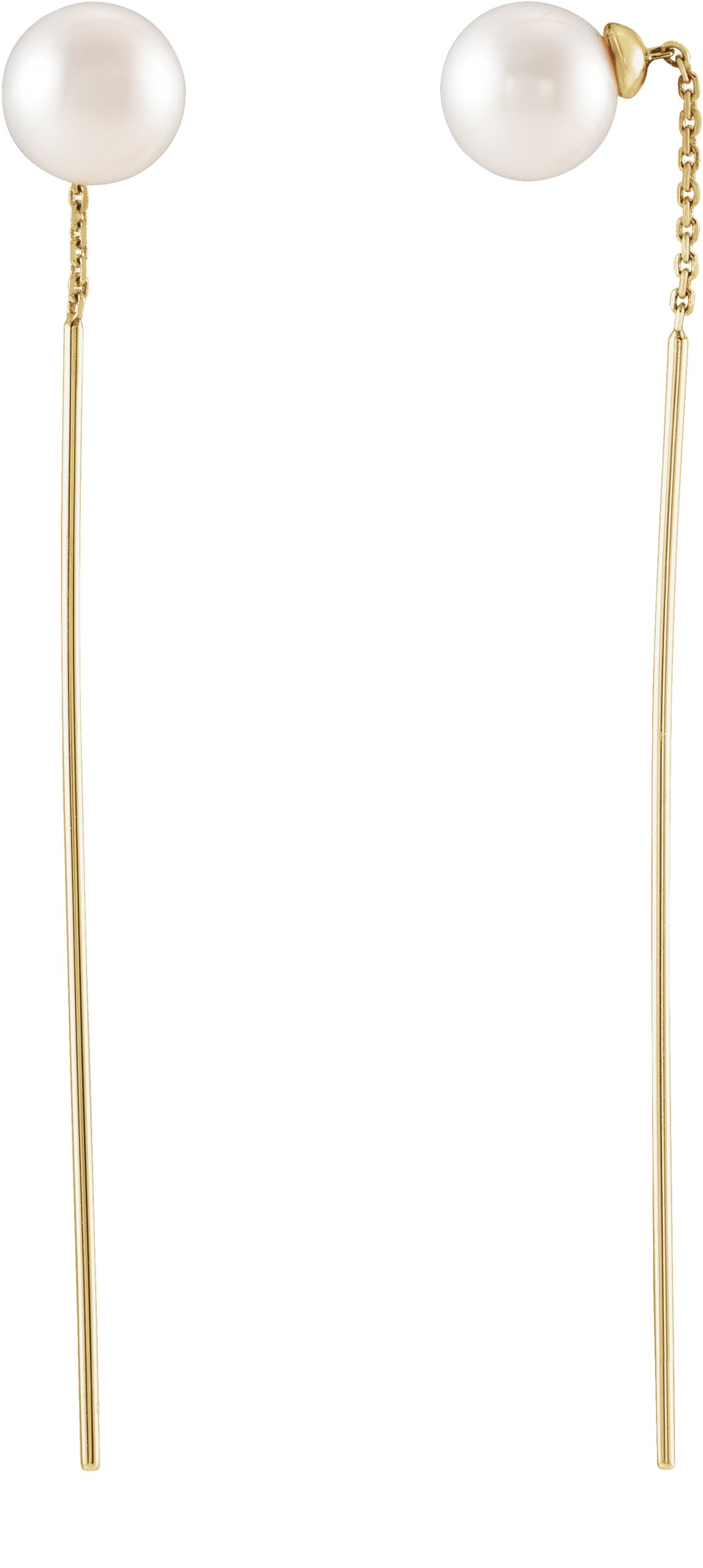Pearl Threader Earrings