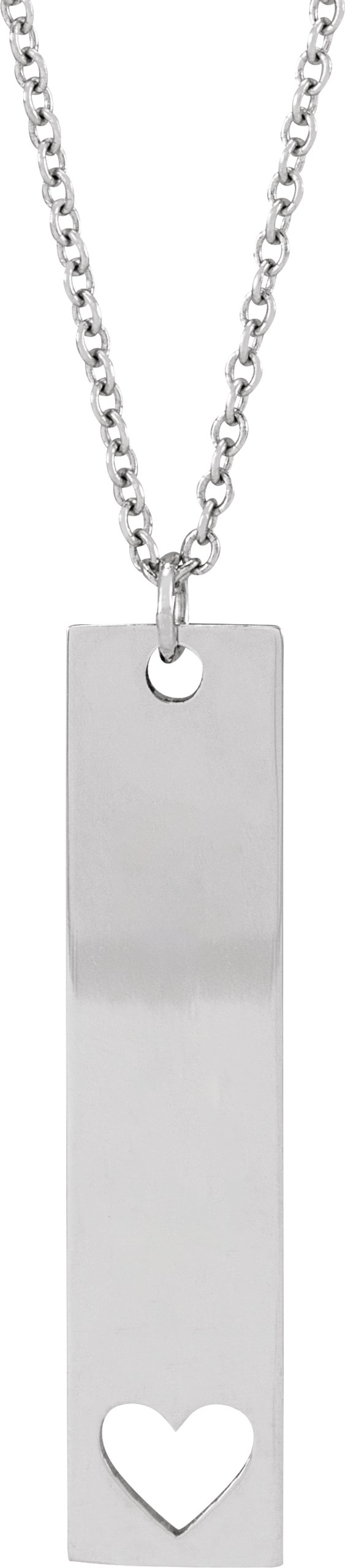 Engravable Bar Necklace or Pendant