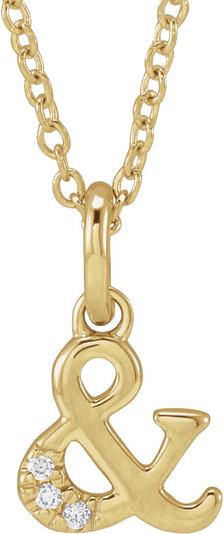Ampersand Necklace