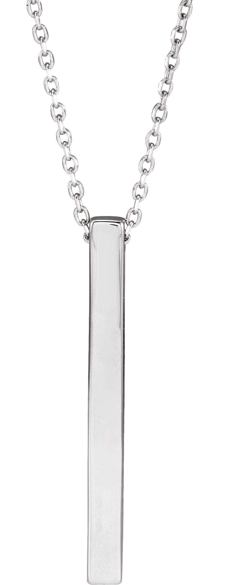 Engravable Bar Necklace or Pendant