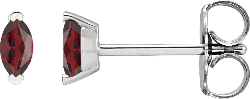 Solitaire V-Prong Stud Earrings
