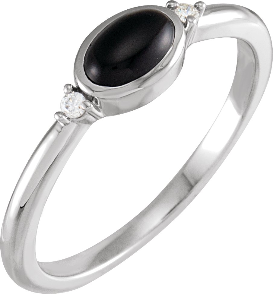 Bezel-Set Cabochon Ring
