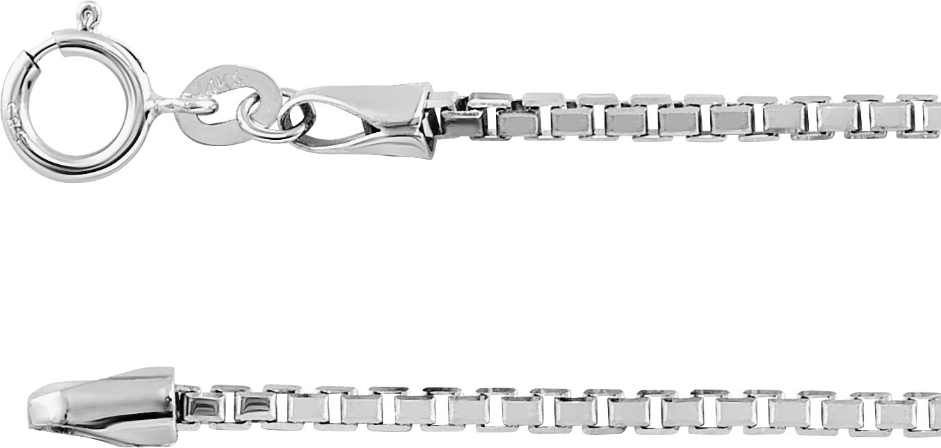 1.75 mm Diamond-Cut Box Chain