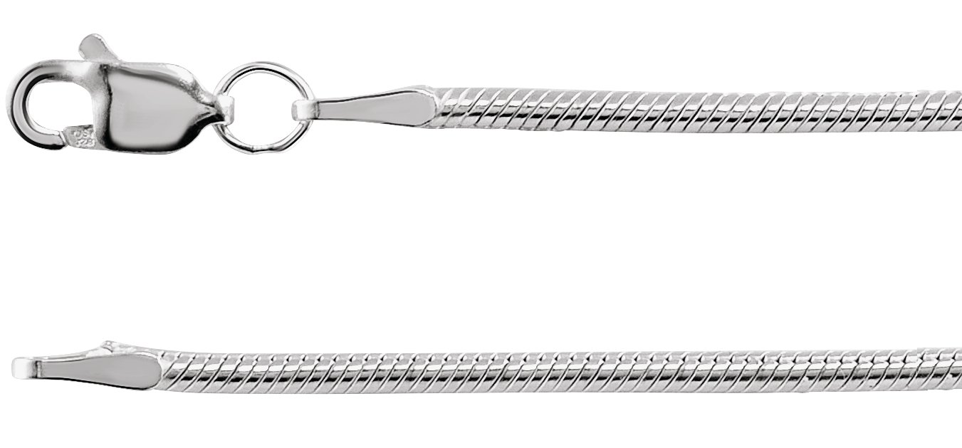 1 mm Round Snake Chain