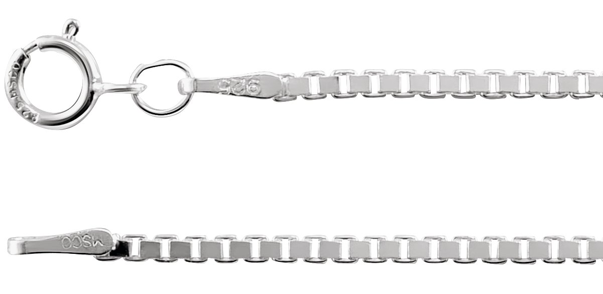 1.5 mm Diamond-Cut Box Chain