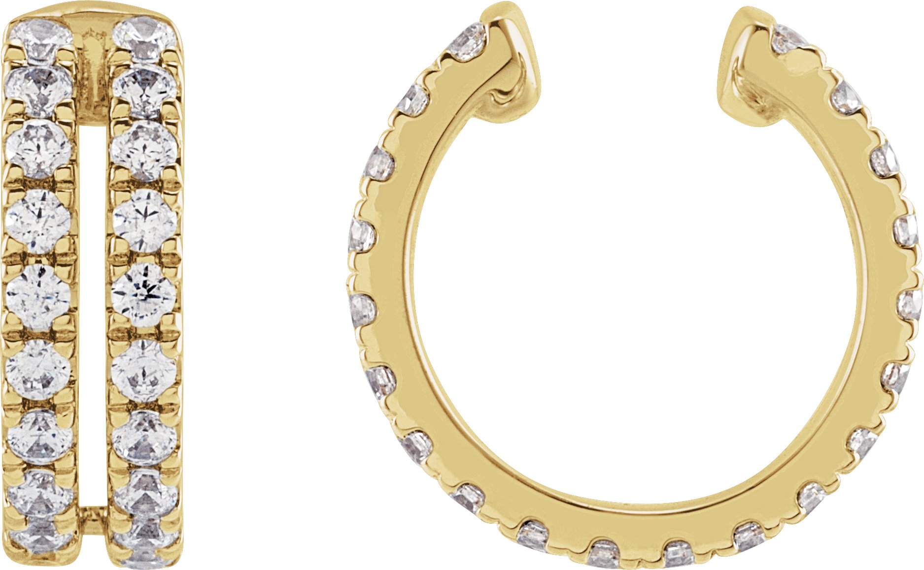 Lab-Grown Diamond Ear Cuff