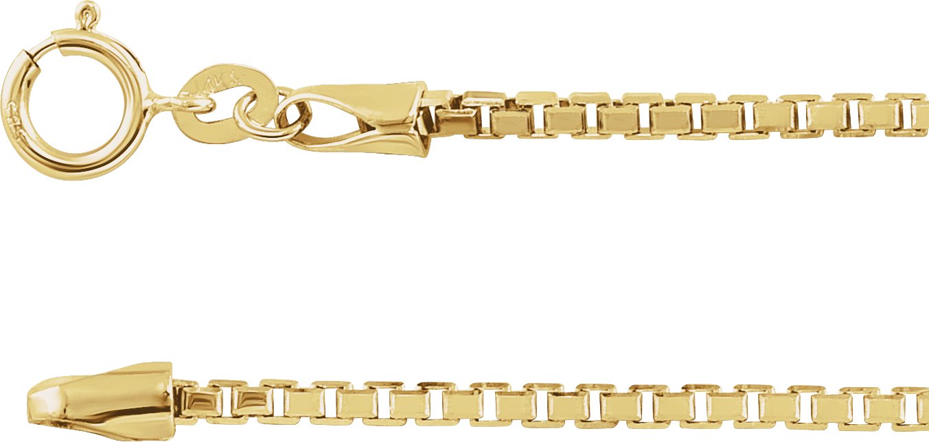 1.75 mm Diamond-Cut Box Chain