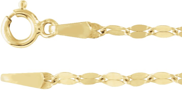 1.9 mm Keyhole Chain