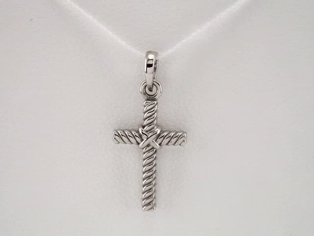 Rope Cross Pendant view 3