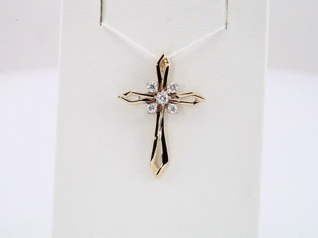 Accented Cross Pendant view 3