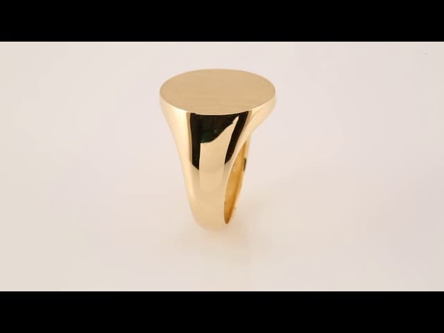 Oval Signet Ring view 3