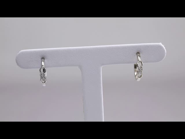 Infinity-Inspired Hoop Earrings view 3