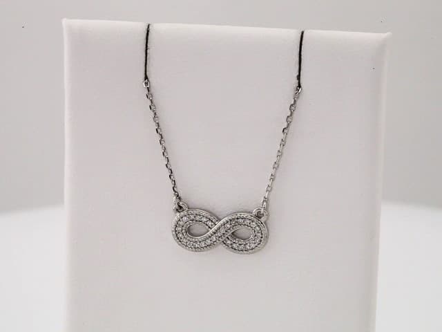 Infinity-Inspired Necklace or Center view 3
