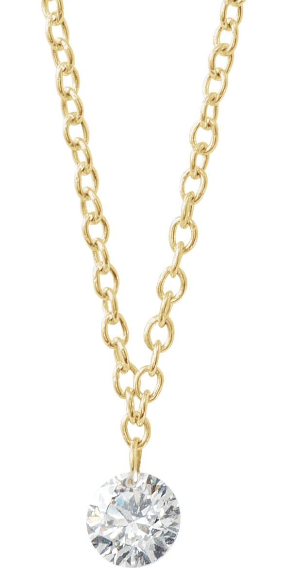 Solitaire Necklace view 2