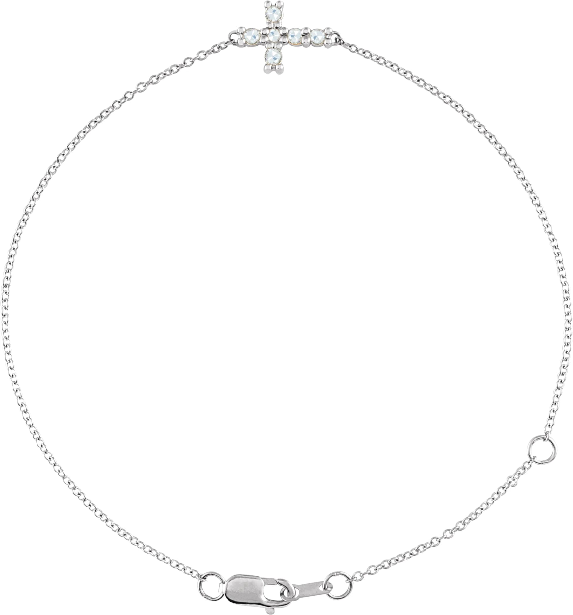 Sideways Cross Bracelet — view 2