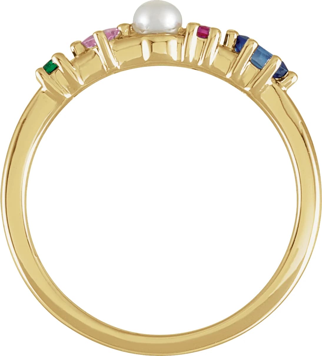 Accented Pearl Ring, view 3