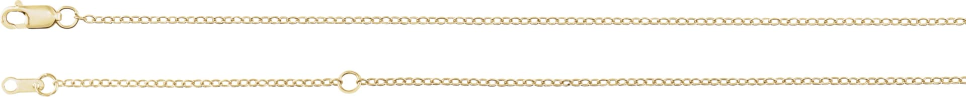 1 mm Cable Chain, view 4